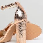 Rose Gold Barely Sandals