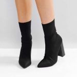 High Heeled Sock Boots