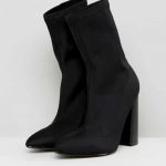 High Heeled Sock Boots