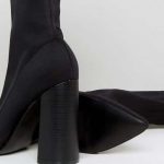 High Heeled Sock Boots