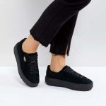 Puma Platform Black Trainers