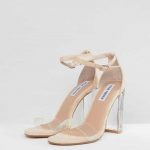 Clear Block Heeled Sandals