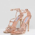 Rose Gold Strappy Sandals